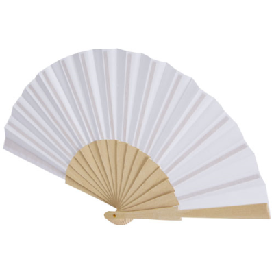 MANUELA HAND FAN in White