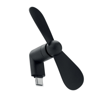 PORTABLE USB-C FAN in Black