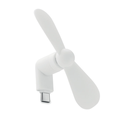 PORTABLE USB-C FAN in White