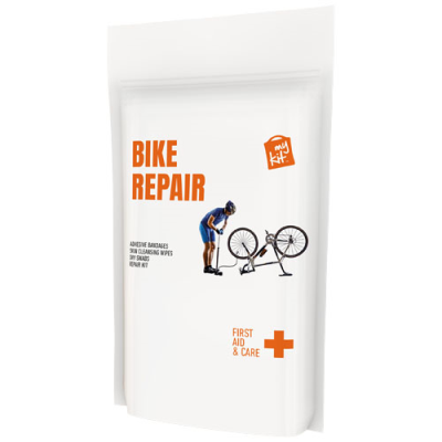 MYKIT BICYCLE REPAIR SET with Paper Pouch in White
