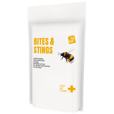 MYKIT BITES & STINGS FIRST AID with Paper Pouch in White