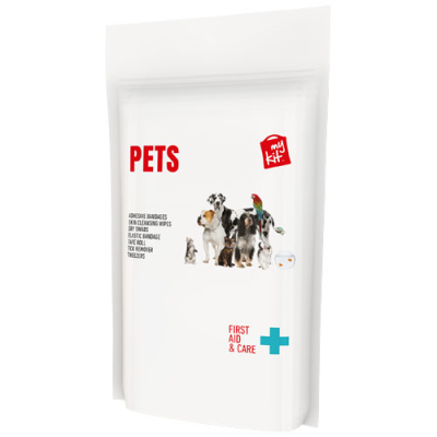 MYKIT PET FIRST AID KIT with Paper Pouch in White