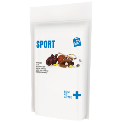 MYKIT SPORTS FIRST AID KIT with Paper Pouch in White