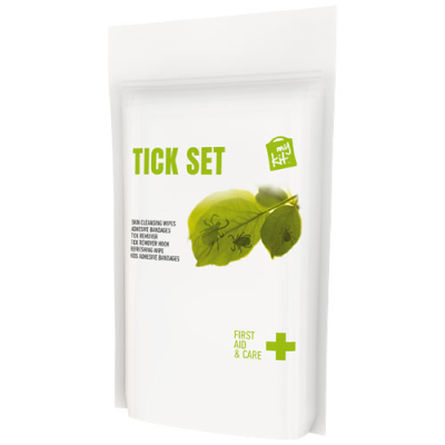 MYKIT TICK FIRST AID KIT with Paper Pouch in White