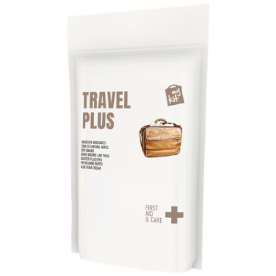 MYKIT TRAVEL PLUS FIRST AID KIT with Paper Pouch in White