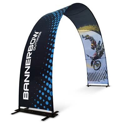 BANNERBOW OUTDOOR DISPLAY SYSTEM AND GRAPHIC