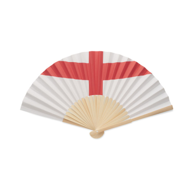 MANUAL FAN FLAG DESIGN in White