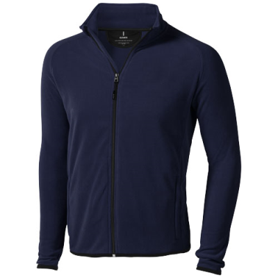 BROSSARD MENS FULL ZIP FLEECE JACKET in Navy