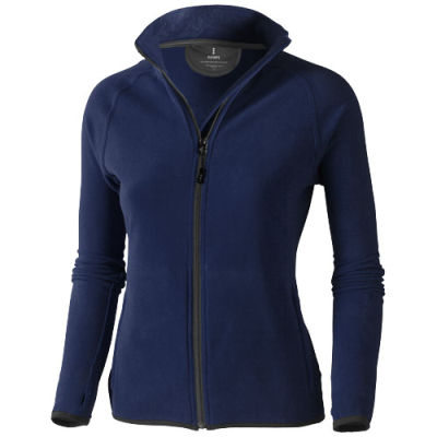 BROSSARD WOMENS FULL ZIP FLEECE JACKET in Navy