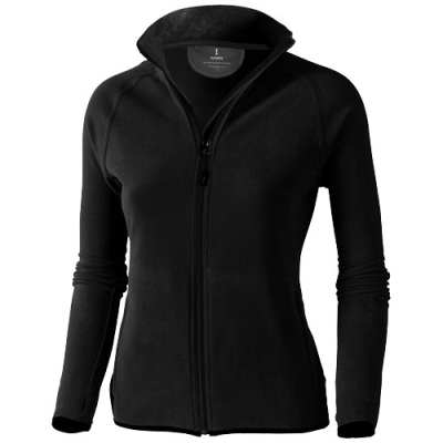 BROSSARD WOMENS FULL ZIP FLEECE JACKET in Solid Black