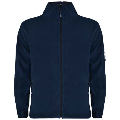 LUCIANE MENS FULL ZIP FLEECE JACKET in Navy Blue