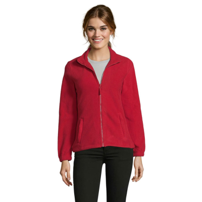 NORTH LADIES FL JACKET 300G in Red