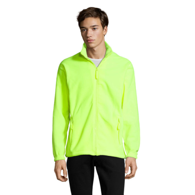 NORTH ZIP FLEECE JACKET in Yellow