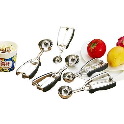 STAINLESS STEEL METAL ICE CREAM FRUIT SCOOP