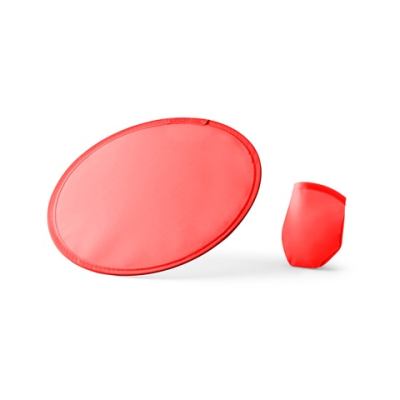 JURUA 190T FOLDING FLYING ROUND DISC in Red