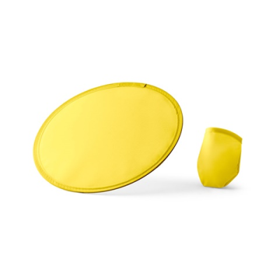 JURUA 190T FOLDING FLYING ROUND DISC in Yellow