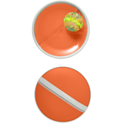 PLASTIC BALL GAME (3PC) in Orange