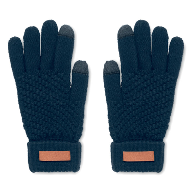 RPET TACTILE GLOVES in Blue