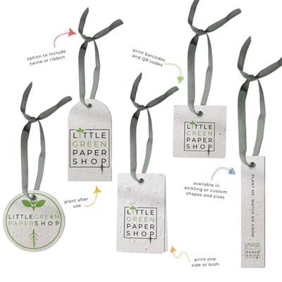 PLANTABLE SEEDS PAPER SWING TAG