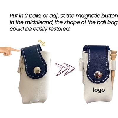 GOLF BALL BAG HOLDER TEE STORAGE POUCH GIFT KIT