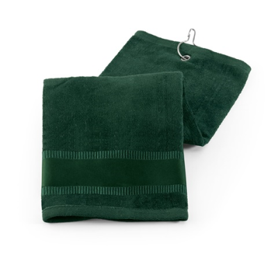 GOLFI MULTIFUNCTION COTTON TOWEL (430 G & M²) in Dark Green