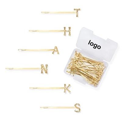 26 COUNTS LETTERS HAIR PINS