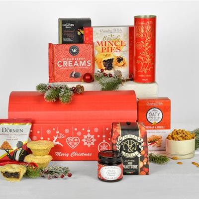 CHRISTMAS JOY GIFT HAMPER FOC FULL COLOUR GIFT CARD