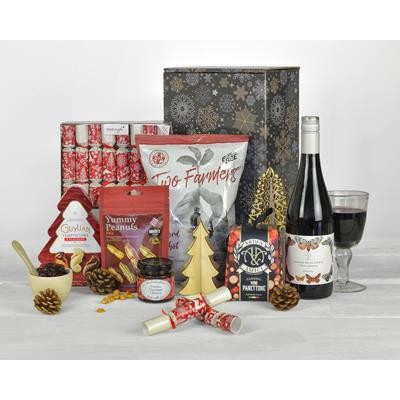 SUSTAINABLE CHRISTMAS HAMPER with Wine Foc Full Colour Gift Card