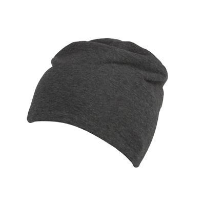 100% COTTON BEANIE in Dark Grey