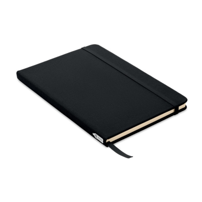 A5 RPET NOTE BOOK 80 LINED in Black