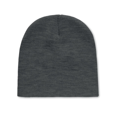 BEANIE in RPET Polyester in Black