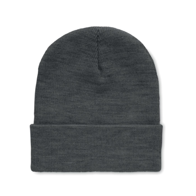 BEANIE in RPET with Cuff in Black