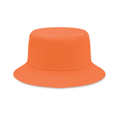 BRUSHED 260GR & M² COTTON SUNHAT in Orange