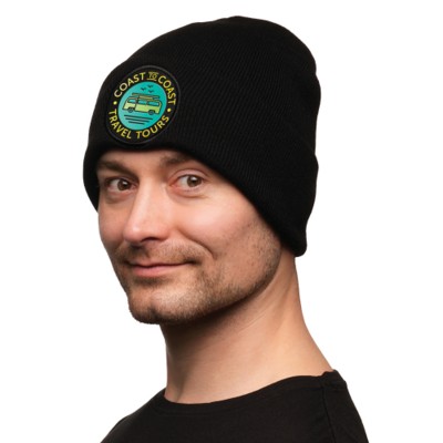 CIRCLE PATCH BEANIE