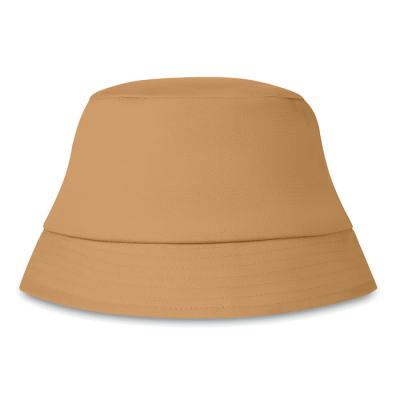 COTTON SUN HAT 160 GR & M² in Brown