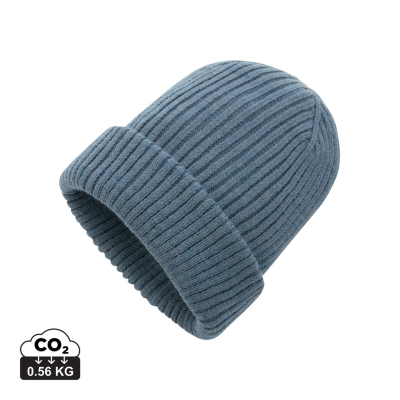 IMPACT AWARE™ POLYLANA® DOUBLE KNITTED BEANIE in Sage Blue