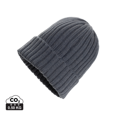 KENNEDI AWARE™ POLYLANA® BEANIE with Large Rib in Anthracite Grey