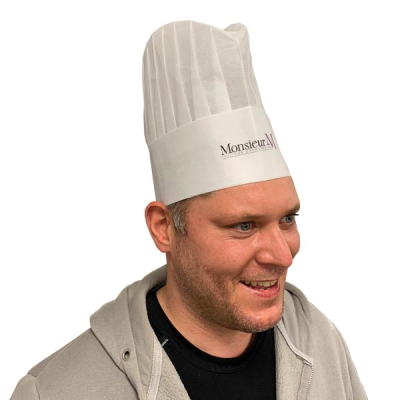 NON-WOVEN CHEF HAT (23CM)