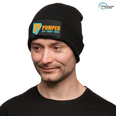 RECTANGULAR PATCH BEANIE