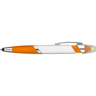 SPECTRUM HI-MAX 2 in 1 Highlighter Ball Pen - Orange