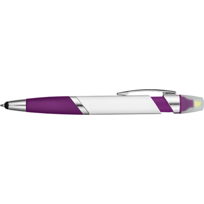 SPECTRUM HI-MAX 2 in 1 Highlighter Ball Pen - Purple