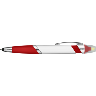 SPECTRUM HI-MAX 2 in 1 Highlighter Ball Pen - Red