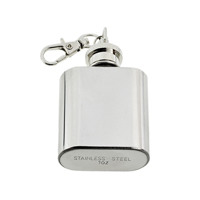 1OZ KEYRING HIP FLASK