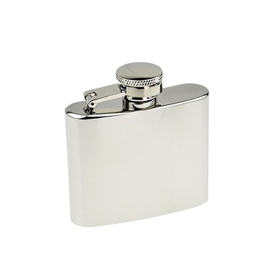 2OZ HIGH POLISHED HIP FLASK