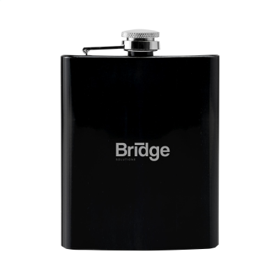 HIP FLASK 200 ML DRINK BOTTLE in Black