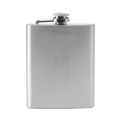 HIP FLASK 200 ML DRINK BOTTLE in Silver