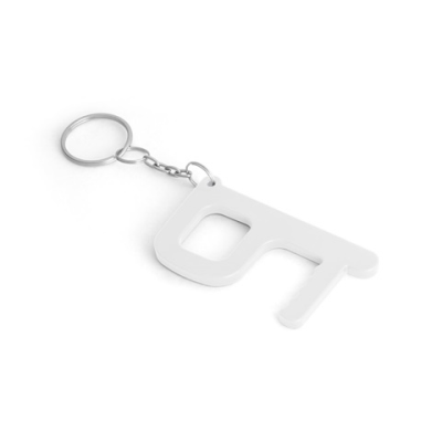 HANDY SAFE MULTIFUNCTION KEYRING in White