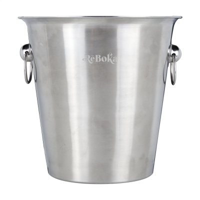 TROJES CHAMPAGNE BUCKET in Silver