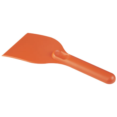 CHILLY LARGE RECYCLED PLASTIC ICE SCRAPER in Orange