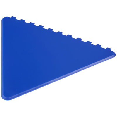 FROSTY TRIANGULAR RECYCLED PLASTIC ICE SCRAPER in Royal Blue